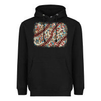 Black Baseball leopard glitter background Heavyweight Hoodie - HowdyJamesFarm