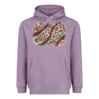 Lavender Baseball leopard glitter background Heavyweight Hoodie - HowdyJamesFarm
