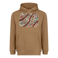Toasted Coconut Baseball leopard glitter background Heavyweight Hoodie - HowdyJamesFarm