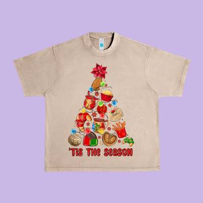 Tis The Season Mexican Christmas Urban Heavy Tee Designed By Maliassmallbusiness