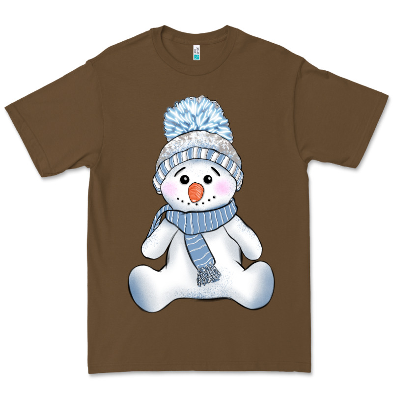 Winter Snowman Premium Tee by AdoDesignShop | Teevron