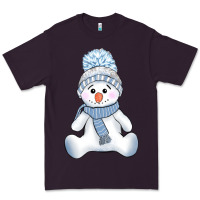 Plum winter snowman Premium Tee - AdoDesignShop