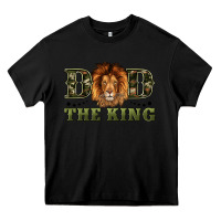 Black dad the king Heavy Core Tee - Artiststas