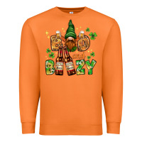 Carrot St. Patrick's Bad and boozy with gnome Premium Sweatshirt - HowdyJamesFarm