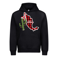 Black Merry Christmas Urban Hoodie - CowhideDigitalArt
