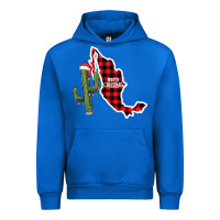 Cobalt Merry Christmas Urban Hoodie - CowhideDigitalArt