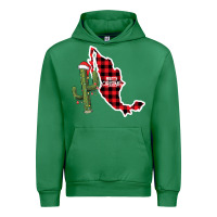Emerald Merry Christmas Urban Hoodie - CowhideDigitalArt
