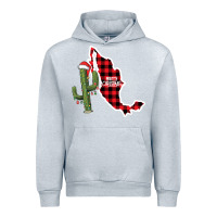 Heather Grey Merry Christmas Urban Hoodie - CowhideDigitalArt