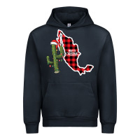 Navy Merry Christmas Urban Hoodie - CowhideDigitalArt