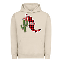 Pigment French Oak Merry Christmas Urban Hoodie - CowhideDigitalArt
