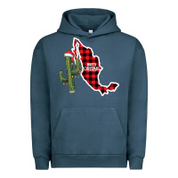 Pigment Midnight Navy Merry Christmas Urban Hoodie - CowhideDigitalArt