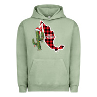 Pigment Oil Green Merry Christmas Urban Hoodie - CowhideDigitalArt