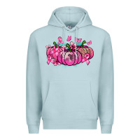 Blue Mist Cancer pumpkins Cancer Awareness Premium Hoodie - HowdyJamesFarm