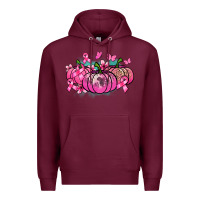 Burgundy Cancer pumpkins Cancer Awareness Premium Hoodie - HowdyJamesFarm