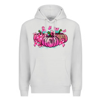 Dove Grey Cancer pumpkins Cancer Awareness Premium Hoodie - HowdyJamesFarm