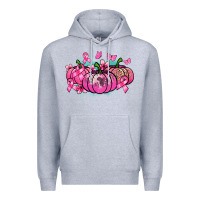 Heather Grey Cancer pumpkins Cancer Awareness Premium Hoodie - HowdyJamesFarm