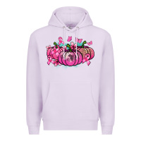 Lilac Cancer pumpkins Cancer Awareness Premium Hoodie - HowdyJamesFarm