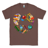 Chestnut teacher heart custom Classic Tee - NancyCooperArtShop