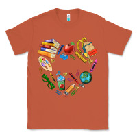 Copper teacher heart custom Classic Tee - NancyCooperArtShop