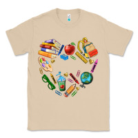 Mushroom teacher heart custom Classic Tee - NancyCooperArtShop