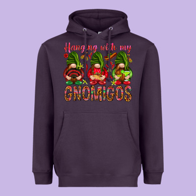 Hanging With My Gnomigos Mexico Heavyweight Hoodie Designed By Howdyjamesfarm