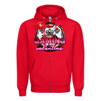 Red Gaming is my valentine Zipper Hoodie - HowdyJamesFarm