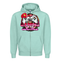 Seafoam Gaming is my valentine Zipper Hoodie - HowdyJamesFarm