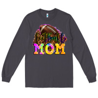 Smoke football mom Long Sleeve Tee - LillyAllenDesigns