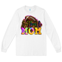 White football mom Long Sleeve Tee - LillyAllenDesigns