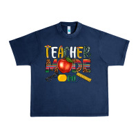 Navy teacher mode on Urban Heavy Tee - NancyCooperArtShop