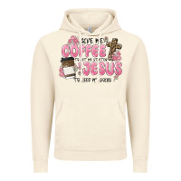 Vintage Artic give me coffee jesus Vintage Hoodie - MaliasSmallBusiness