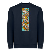 Navy fall gnomes pen wrap 1 Heavyweight Sweatshirt - Artiststas