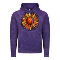 Cloud Purple Basketball Sunflower Vintage Hoodie - Jasminsmagicworld