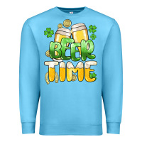 Ocean Blue St.Patrick's Beer time Premium Sweatshirt - HowdyJamesFarm