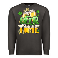 Smoke St.Patrick's Beer time Premium Sweatshirt - HowdyJamesFarm