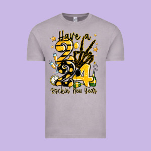 Have Rockin' New Year 2024 Vintage Tee Designed By Maliassmallbusiness