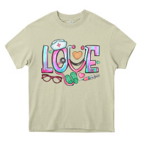 Mossy love nurse Heavy Core Tee - BundleAndBundleShop