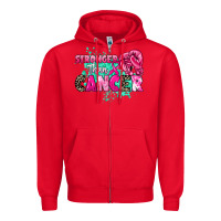 Red Stronger than Cancer Zipper Hoodie - HowdyJamesFarm