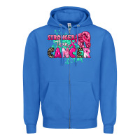True Royal Stronger than Cancer Zipper Hoodie - HowdyJamesFarm