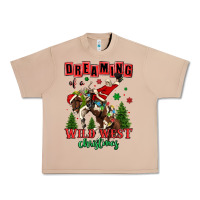 Burro dreaming of a wild west christmas cowboy santa Urban Heavy Tee - MaliasSmallBusiness