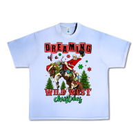 Grape Ice dreaming of a wild west christmas cowboy santa Urban Heavy Tee - MaliasSmallBusiness