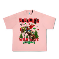 Salmon dreaming of a wild west christmas cowboy santa Urban Heavy Tee - MaliasSmallBusiness