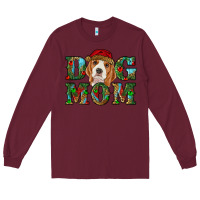 Christmas Beagle Dog Mom Long Sleeve Tee | Teevron