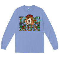 Colony Blue Christmas Beagle Dog Mom Long Sleeve Tee - RanaPortraitStore