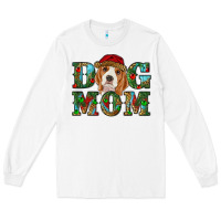 White Christmas Beagle Dog Mom Long Sleeve Tee - RanaPortraitStore