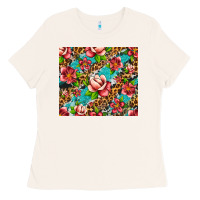 Tropical Flowers Ladies Tee | Teevron