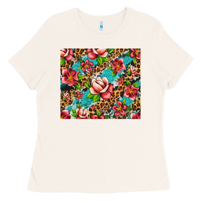 Tropical Flowers Ladies Tee by Artiststas | Teevron