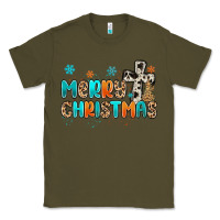 Army Green western merry christmas Classic Tee - MaliasSmallBusiness