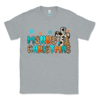 Heather Grey western merry christmas Classic Tee - MaliasSmallBusiness
