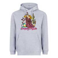 Heather Grey Happy Easter western Easter Day Heavyweight Hoodie - CowGirlArtShop